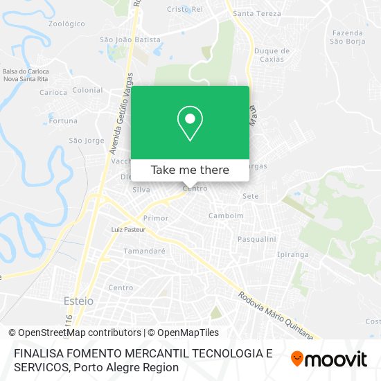 Mapa FINALISA FOMENTO MERCANTIL TECNOLOGIA E SERVICOS