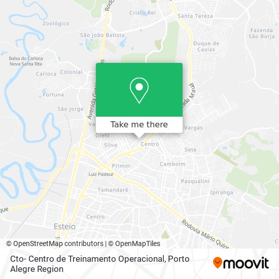 Cto- Centro de Treinamento Operacional map