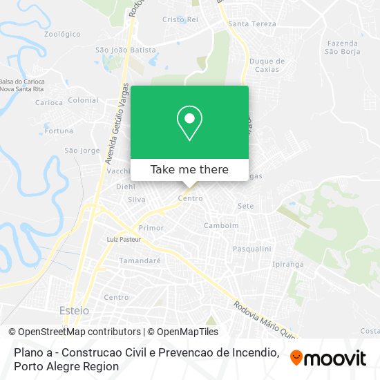 Plano a - Construcao Civil e Prevencao de Incendio map