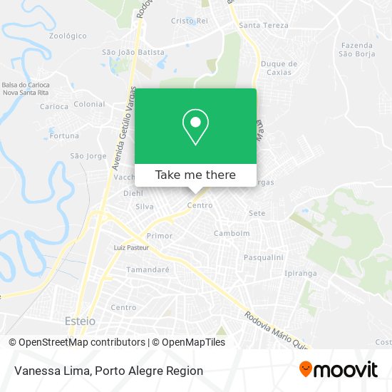 Mapa Vanessa Lima