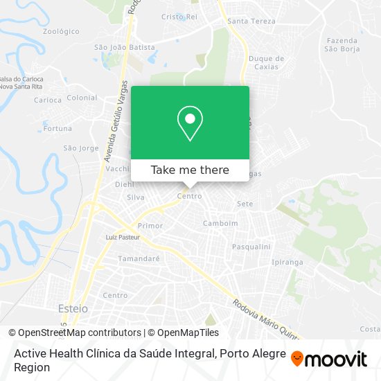 Mapa Active Health Clínica da Saúde Integral