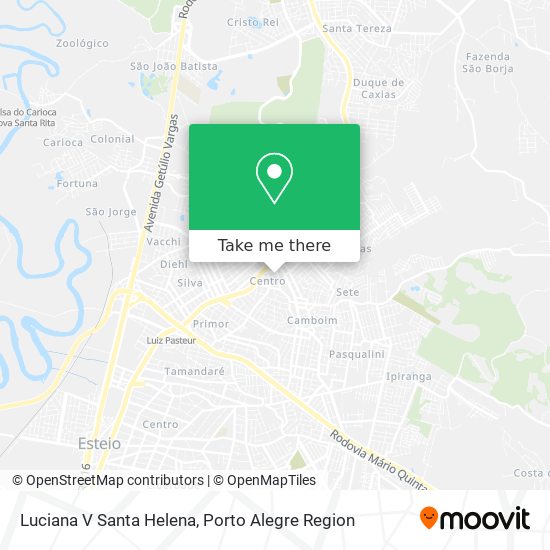 Luciana V Santa Helena map