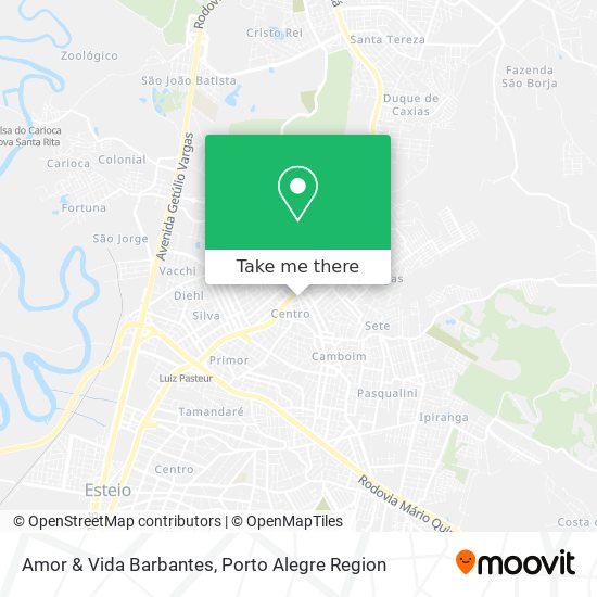 Amor & Vida Barbantes map