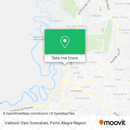 Valdonir Osni Goncalves map