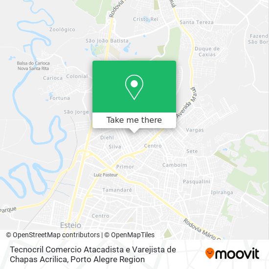 Tecnocril Comercio Atacadista e Varejista de Chapas Acrilica map