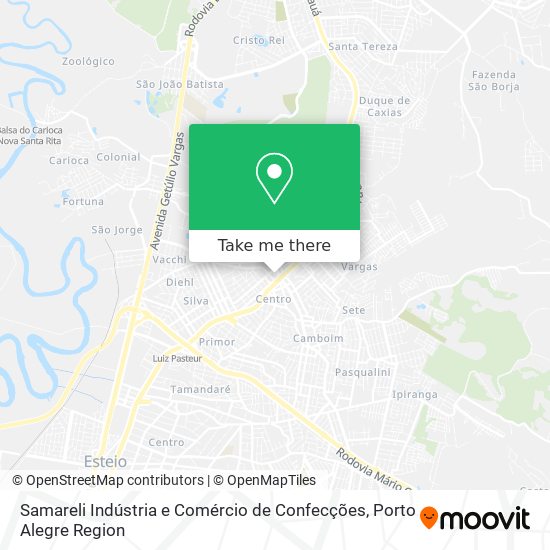 Samareli Indústria e Comércio de Confecções map