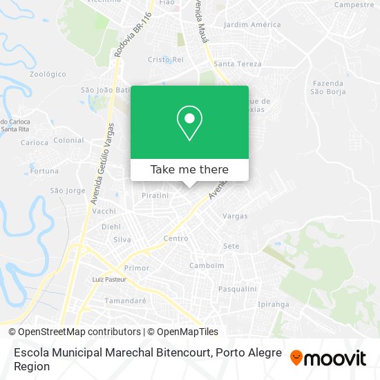 Escola Municipal Marechal Bitencourt map