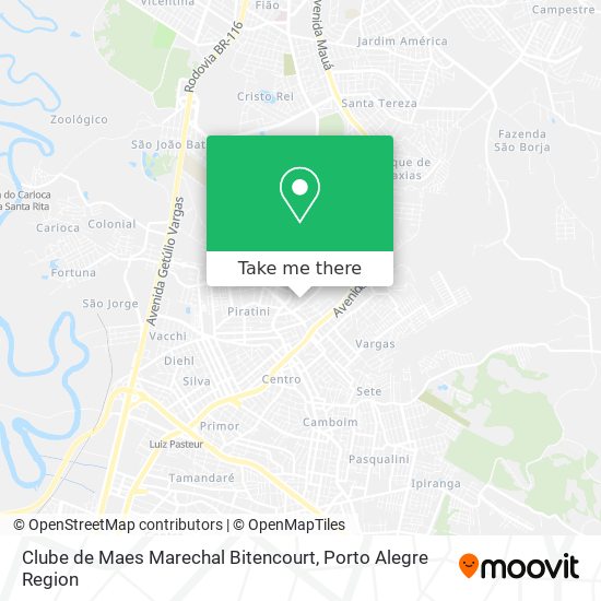 Mapa Clube de Maes Marechal Bitencourt