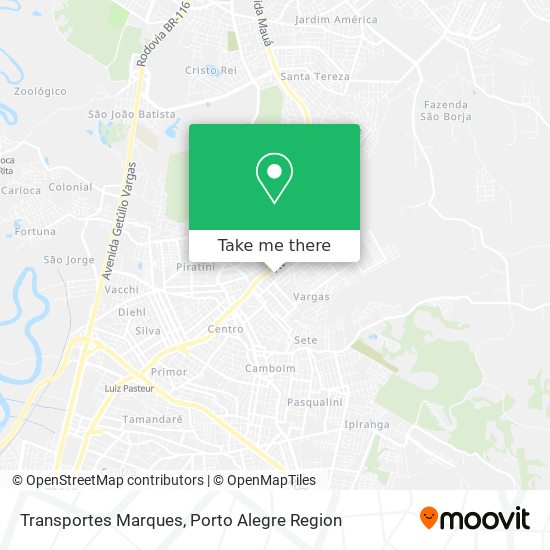 Transportes Marques map