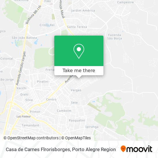 Casa de Carnes Flrorisborges map