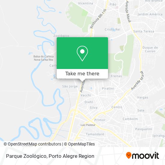 Parque Zoológico map