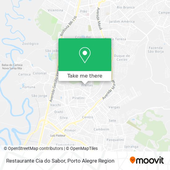 Restaurante Cia do Sabor map