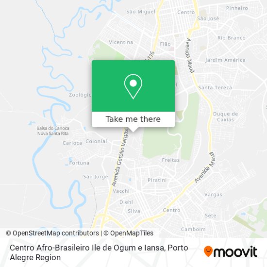 Centro Afro-Brasileiro Ile de Ogum e Iansa map