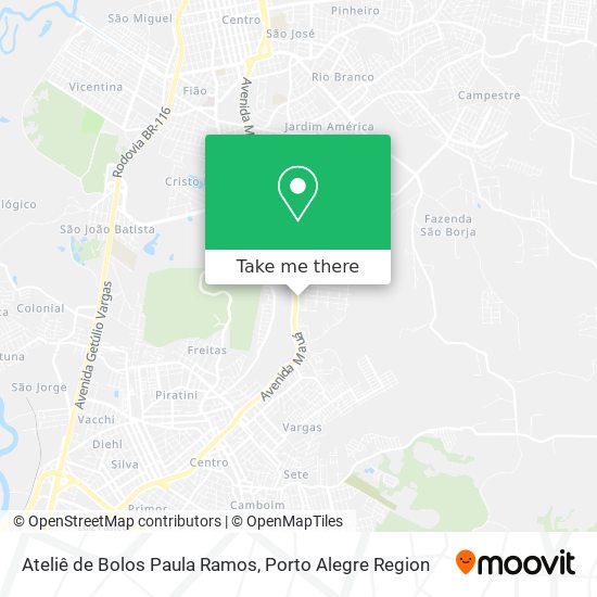 Ateliê de Bolos Paula Ramos map