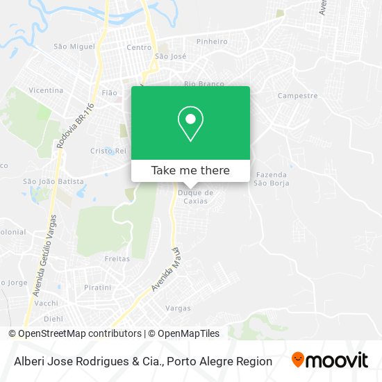 Alberi Jose Rodrigues & Cia. map