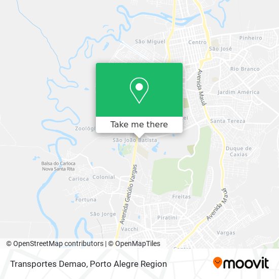 Transportes Demao map