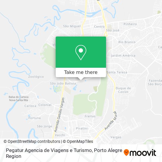 Mapa Pegatur Agencia de Viagens e Turismo