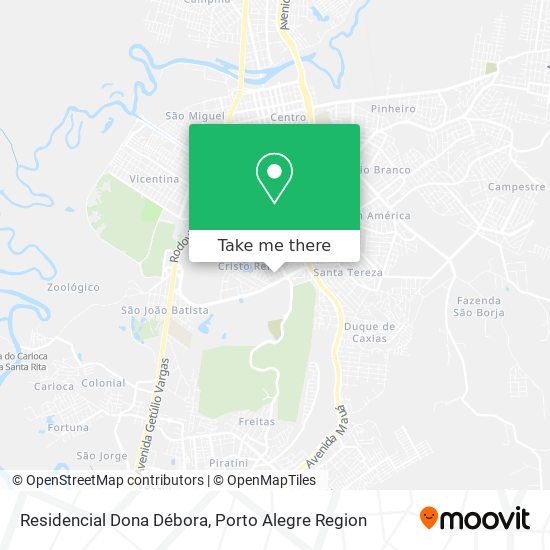 Mapa Residencial Dona Débora