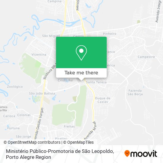 Ministério Público-Promotoria de São Leopoldo map