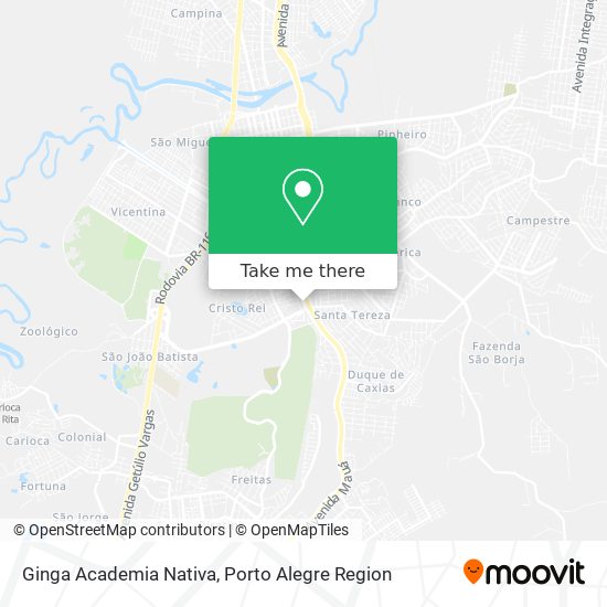 Mapa Ginga Academia Nativa