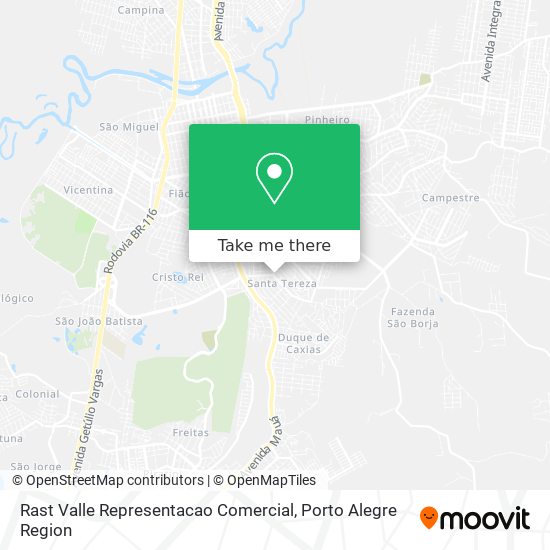 Mapa Rast Valle Representacao Comercial