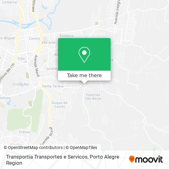 Transportia Transportes e Servicos map