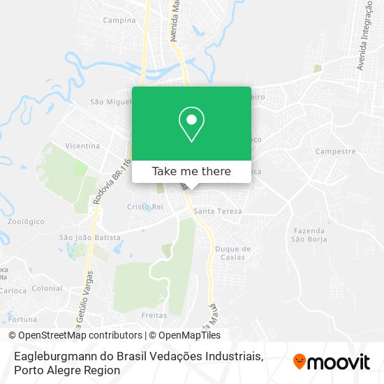 Eagleburgmann do Brasil Vedações Industriais map