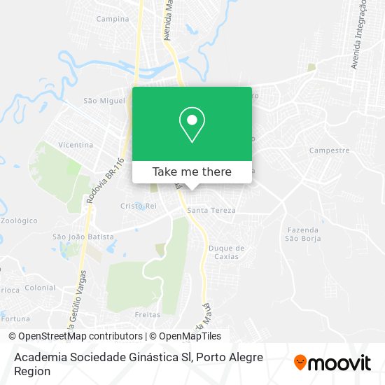 Mapa Academia Sociedade Ginástica Sl