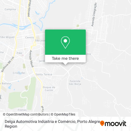 Delga Automotiva Indústria e Comércio map