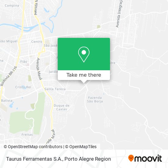 Taurus Ferramentas S.A. map