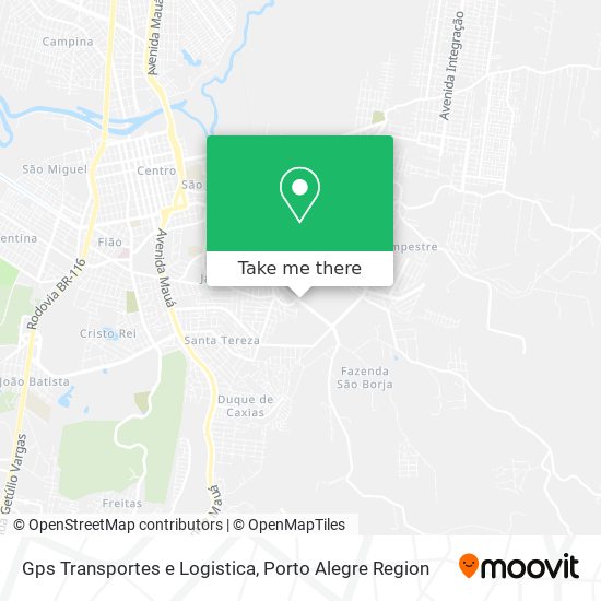 Gps Transportes e Logistica map