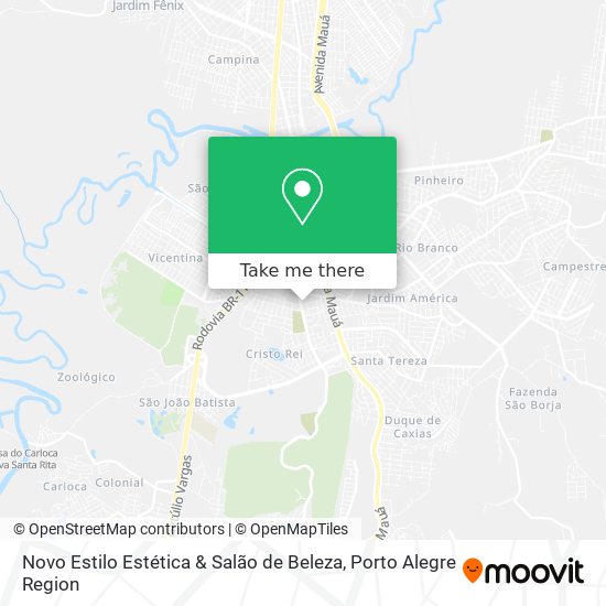 Novo Estilo Estética & Salão de Beleza map
