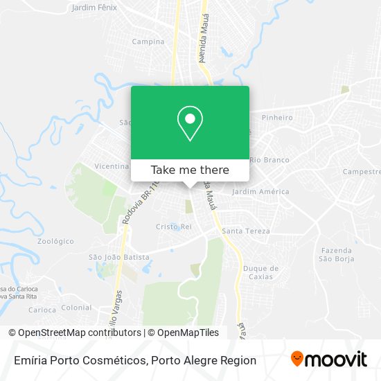 Emíria Porto Cosméticos map
