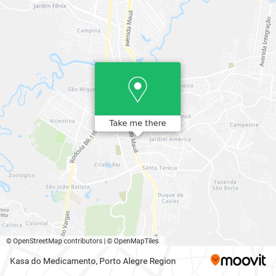 Kasa do Medicamento map