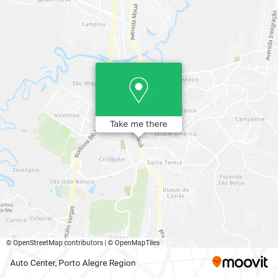 Auto Center map