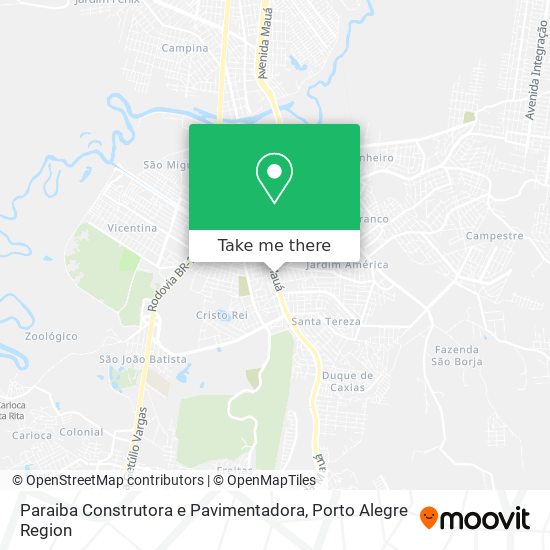 Paraiba Construtora e Pavimentadora map