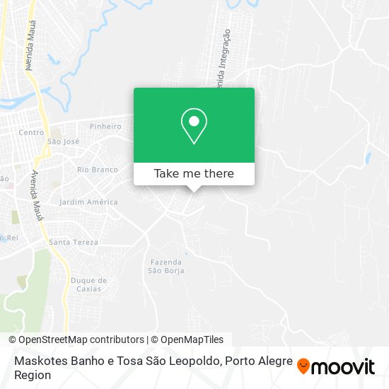 Maskotes Banho e Tosa São Leopoldo map