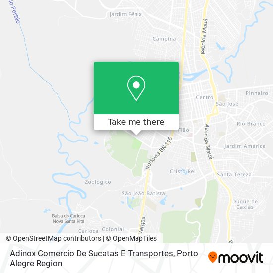 Adinox Comercio De Sucatas E Transportes map