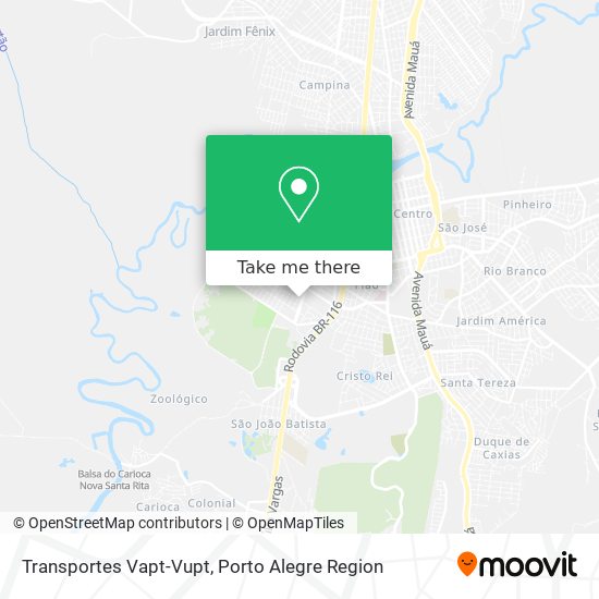 Transportes Vapt-Vupt map