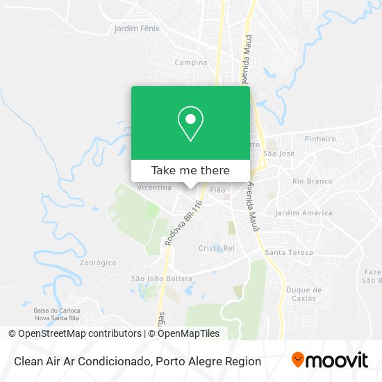 Clean Air Ar Condicionado map