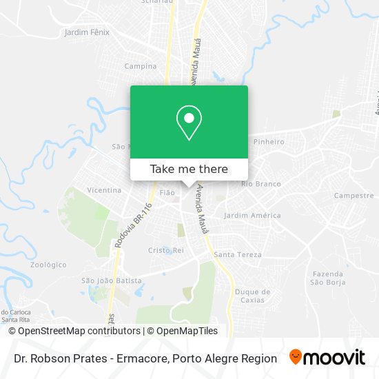 Dr. Robson Prates - Ermacore map