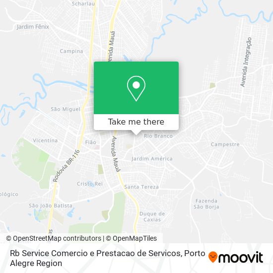 Mapa Rb Service Comercio e Prestacao de Servicos