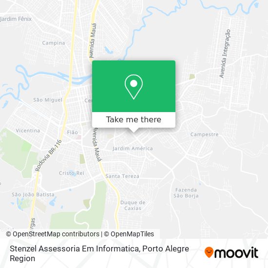 Mapa Stenzel Assessoria Em Informatica