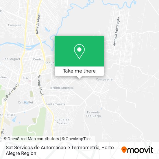 Sat Servicos de Automacao e Termometria map