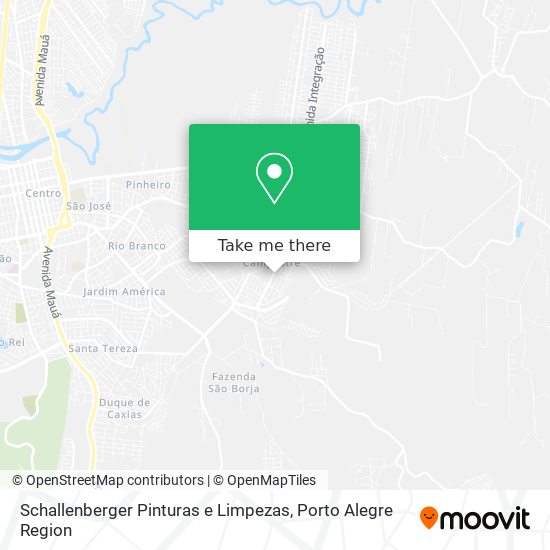 Schallenberger Pinturas e Limpezas map