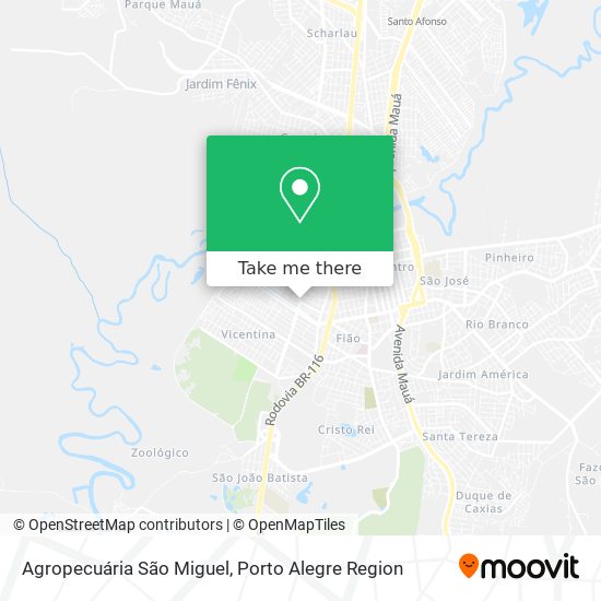 Agropecuária São Miguel map