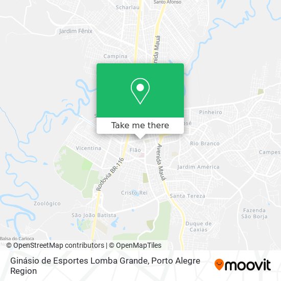 Ginásio de Esportes Lomba Grande map