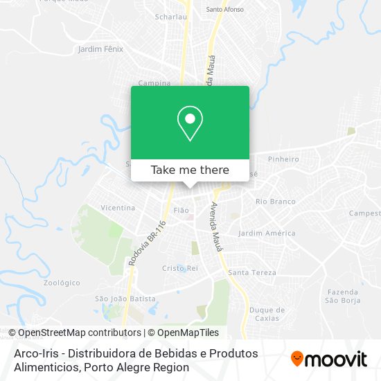 Arco-Iris - Distribuidora de Bebidas e Produtos Alimenticios map