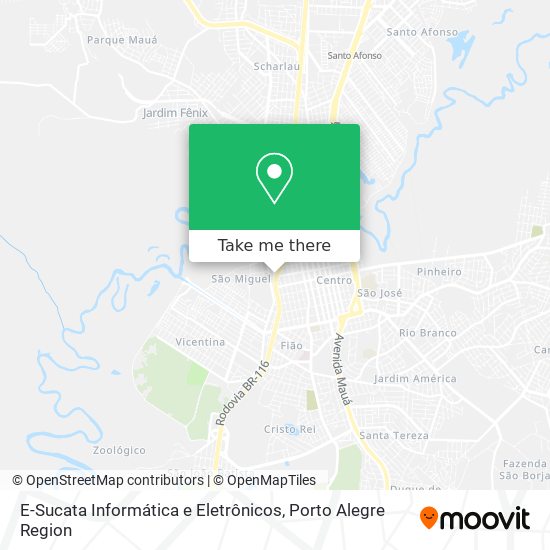 E-Sucata Informática e Eletrônicos map