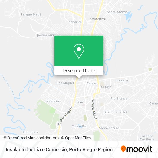 Mapa Insular Industria e Comercio